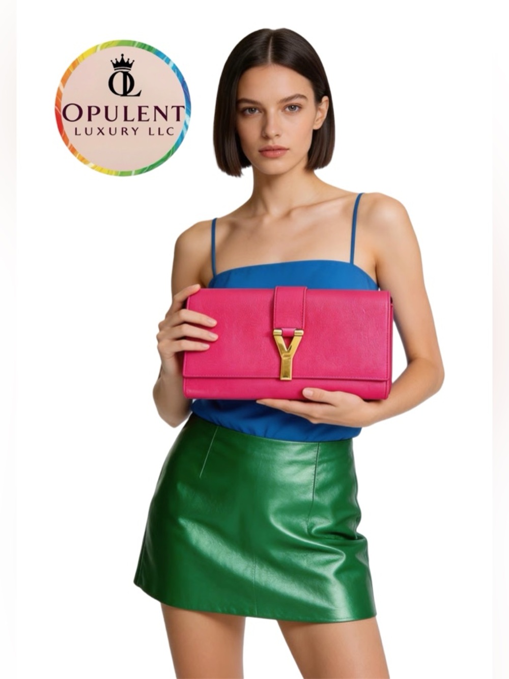 65-24 Preloved Saint Laurent Y Clutch